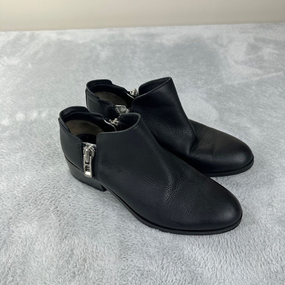 3.1 Phillip Lim Women's Size 5 US Alexa Black Leather Ankle Booties SHE6-T186SPX